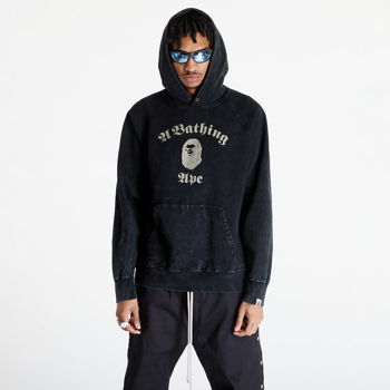 BAPE Pullover Relaxed Fit Hoodie 001PPK301010M BLK