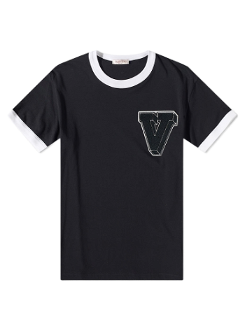 Valentino V Logo Ringer Tee 2V3MG11Z95H-0NI