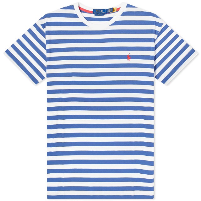 Stripe T-Shirt "Old Royal/White"
