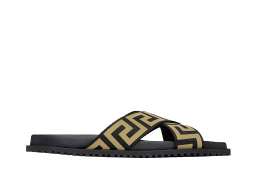 Sneakers και παπούτσια Versace Greca Sandals "Black" Μαύρο | 1008318 1A05958