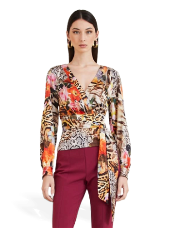 GUESS Marciano Floral Print Blouse 3BGH717099Z