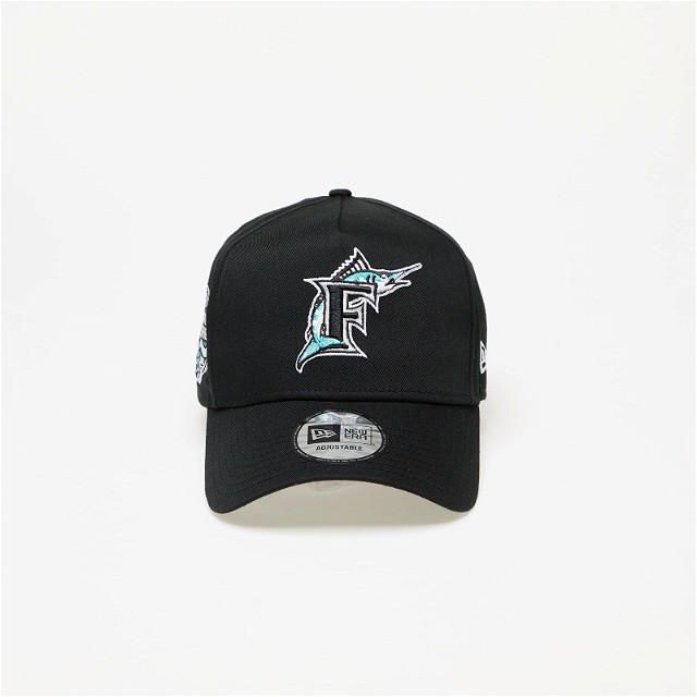 Miami Marlins World Series Patch 9FORTY E-Frame Adjustable Cap