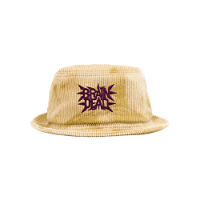 Spikey Bleached Cord Bucket Hat