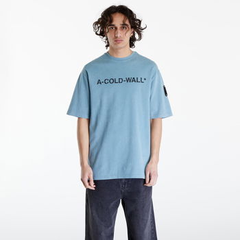 A-COLD-WALL* Overdye Logo T-Shirt ACWMTS186 Faded Teal