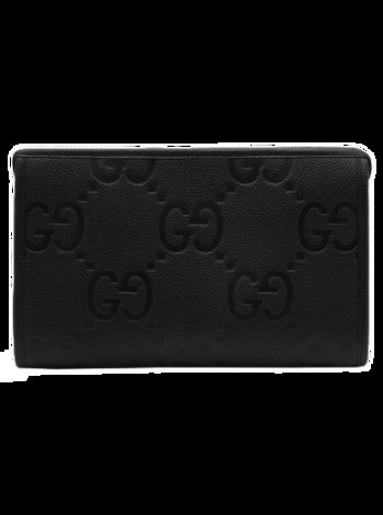 Gucci Jumbo GG Logo Pouch Black 739490-AABY0-1000