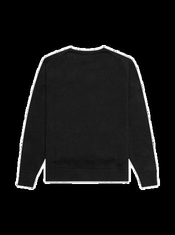 1017 ALYX 9SM Treated Logo Crewneck Sweater AAMKN0122YA01 BLK0001