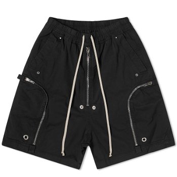 Rick Owens DRKSHDW Bauhaus Zip Detail Shorts DU01D1389-09