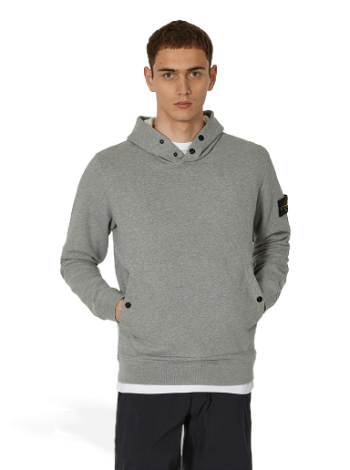 Stone Island Garment Dyed Hooded Sweatshirt Grey 791561720 V0M64