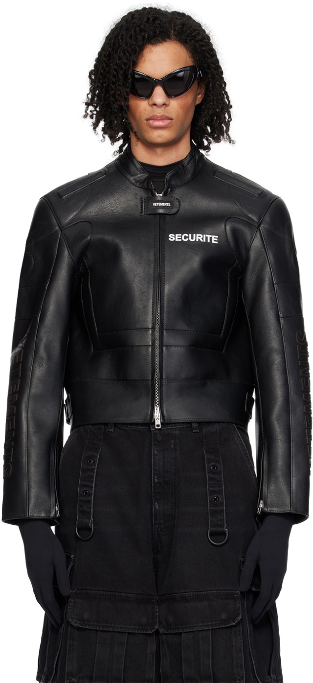 Securite Motorcross Leather Jacket