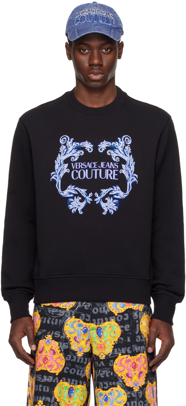 Couture Black Baroque Sweatshirt