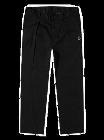 BAPE One Point Loose Fit Chino Black 001PTJ301002M-BLK