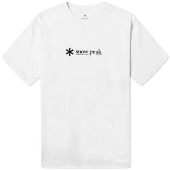 Snow Peak Logo T-Shirt TS-24SU201-WHT