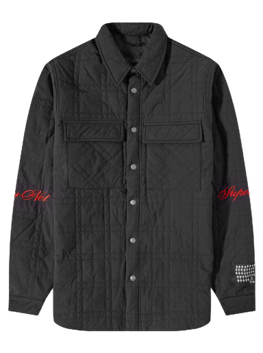 Pixel Quilted Shirt Jacket