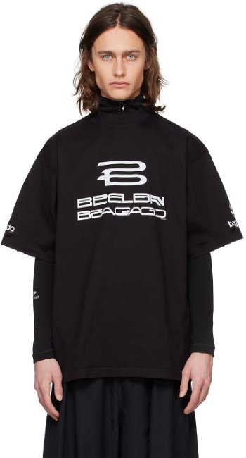 Balenciaga Black AI Generated T-Shirt 764235TQVG19034
