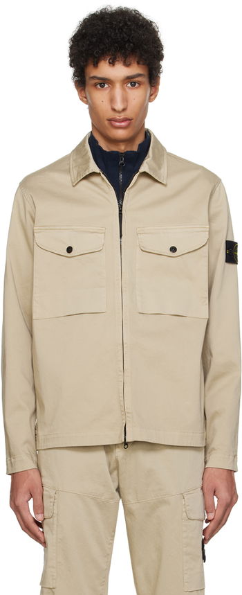 Stone Island Garment-Dyed Jacket 801510812