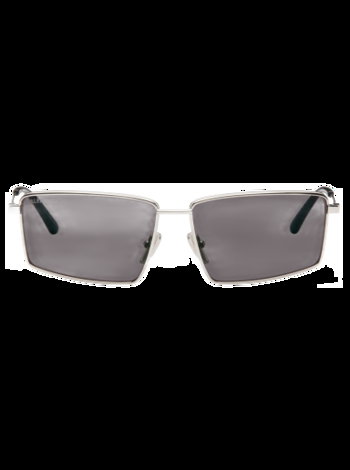 Balenciaga Rectangular Sunglasses "Silver" BB0195S-003