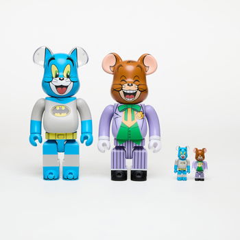 Medicom Toy BE@RBRICK Tom As Batman & Jerry As Joker 100% & 400% Set 4530956612751