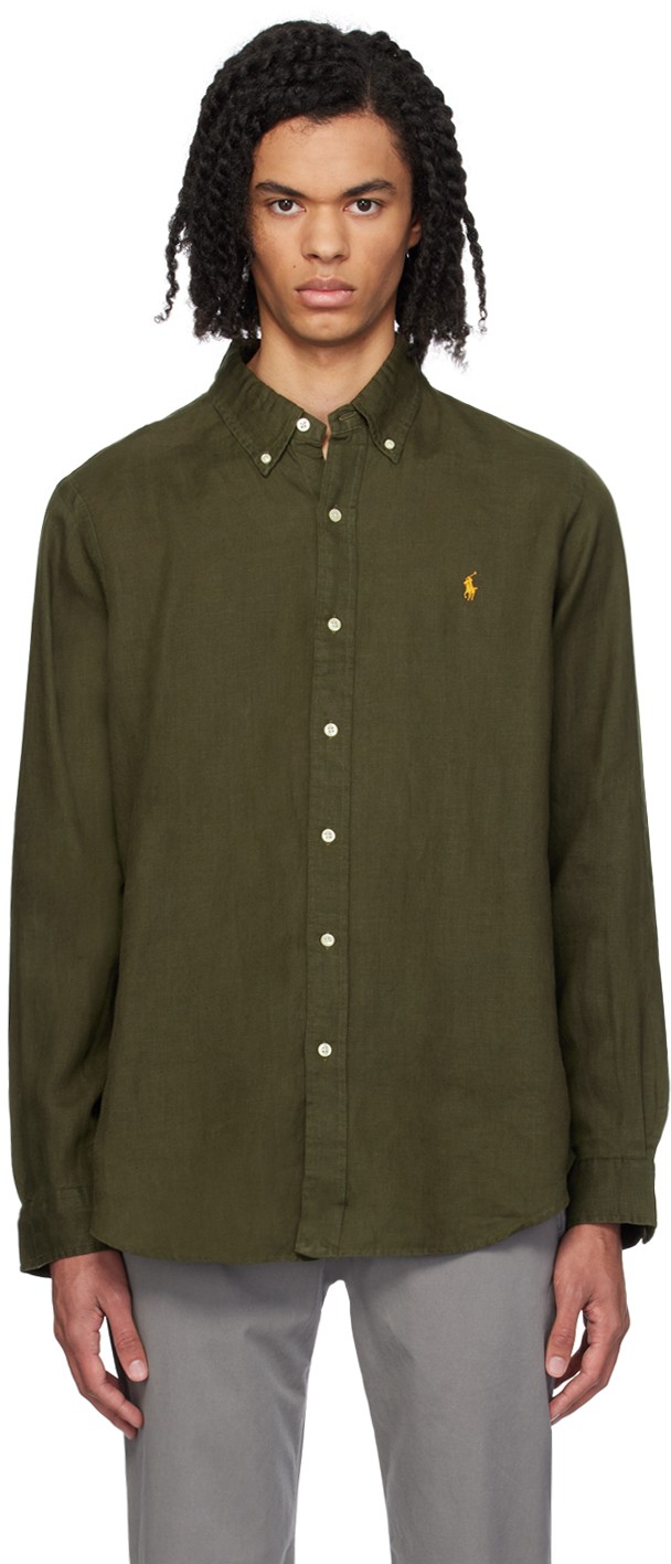 Polo Ralph Lauren Khaki Classic Fit Shirt