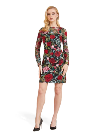 GUESS Marciano Floral Embroidery Mini Dress 3BGK0O6198A