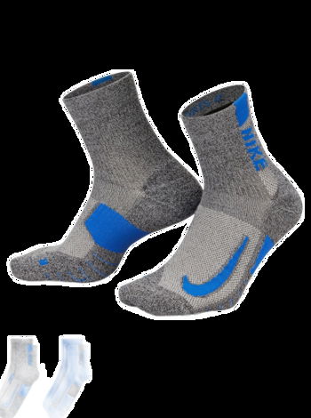 Nike Multiplier Running Ankle Socks 2-Pack sx7556-937