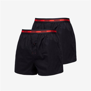 BOSS Woven Boxer Shorts 2 Pack Black 50493950-001