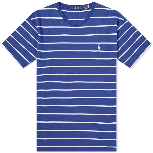 Stripe T-Shirt in Fall Royal/White