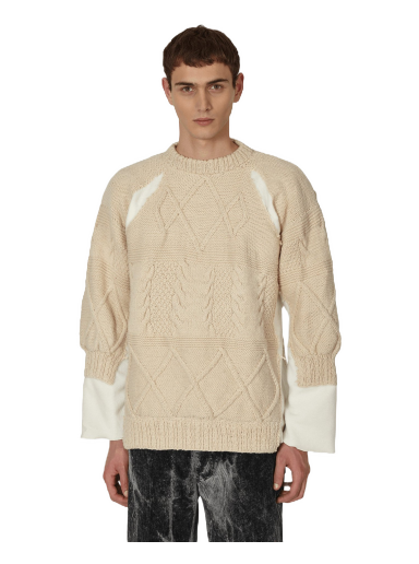 Fisherman Sweater White