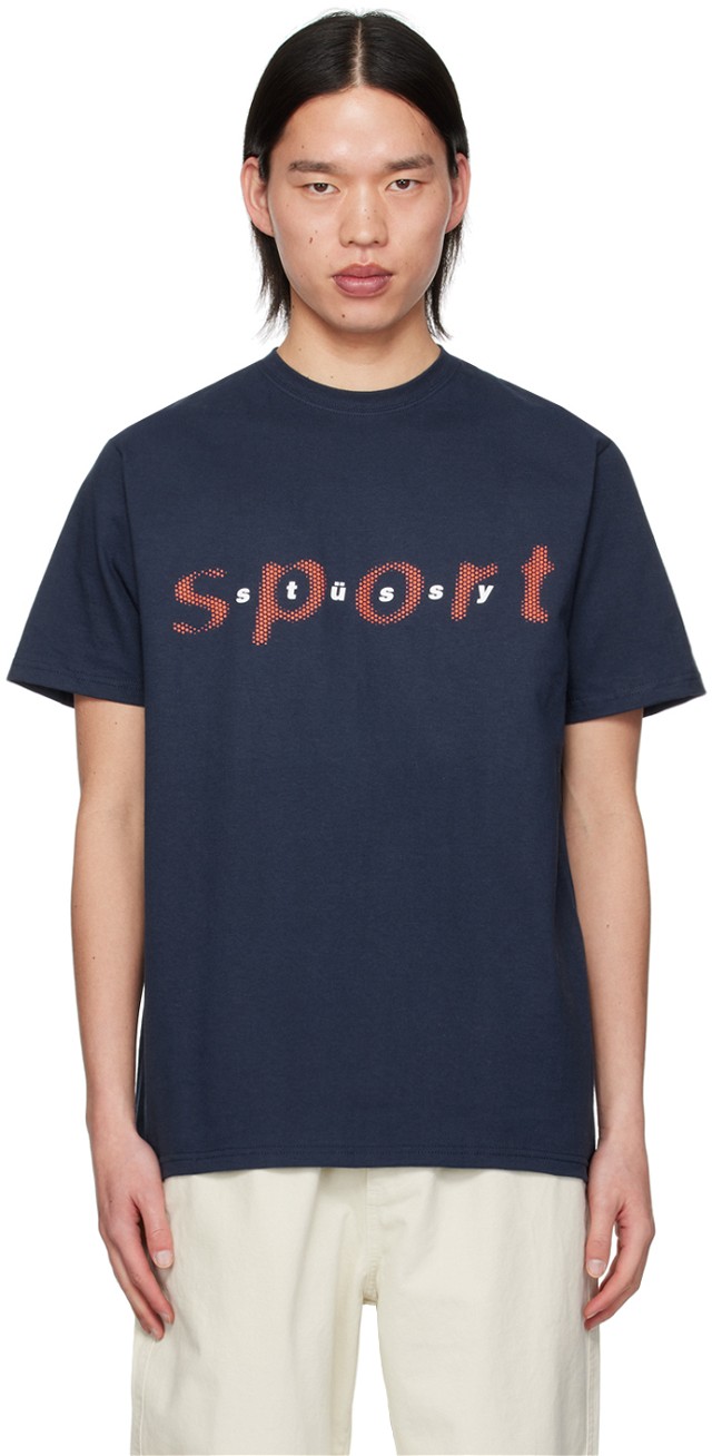 Navy Dot Sport T-Shirt