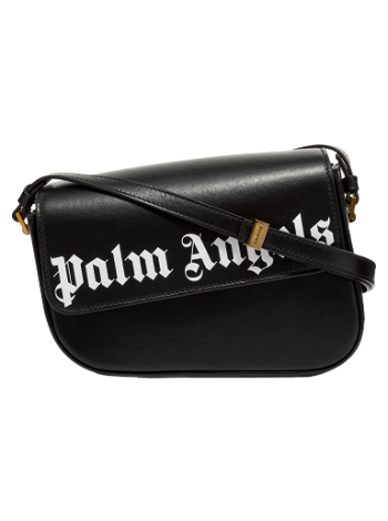 Palm Angels Logo Shoulder Crash Bag PWNN004S22LEA0011001