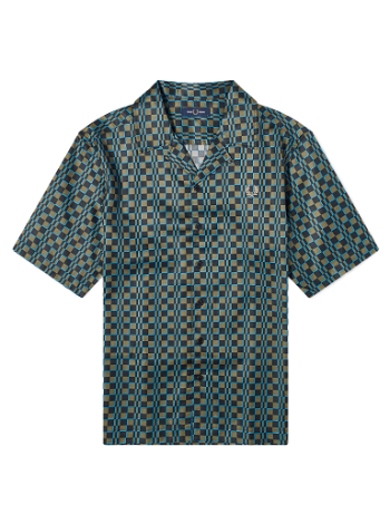 Fred Perry Glitch Chequerboard Vacation Shirt M6594-Q55