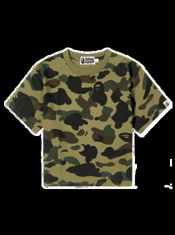 BAPE 1St Camo Cropped T-Shirt 001CSJ802002L-GRN