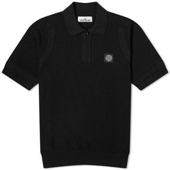 Stone Island Soft Cotton Patch Knitted Polo Shirt 8015533B4-V0029