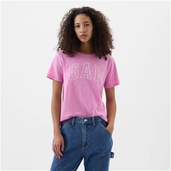 GAP T-Shirt Logo Slub Tee Sugar Pink 871344-03