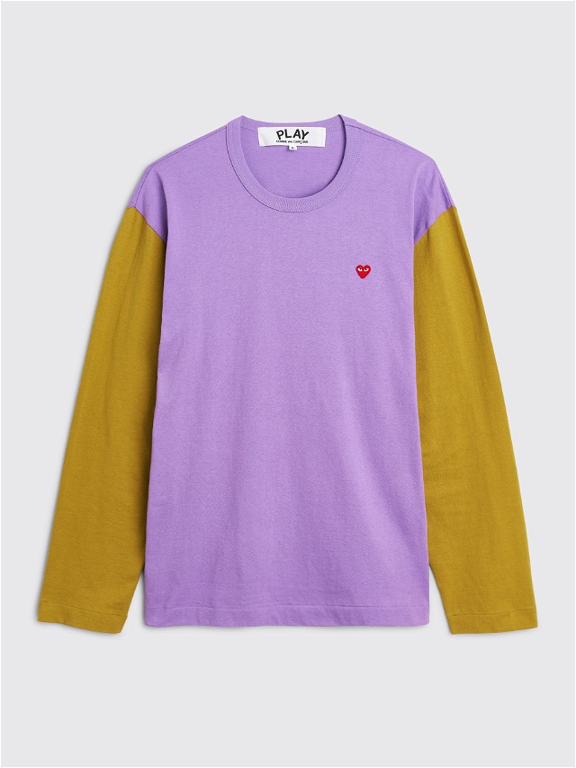 Play Mini Heart LS T-shirt Purple / Olive
