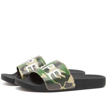 BAPE ABC Camo Slide "Green" 001FWJ301010M-GRN