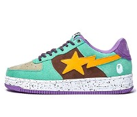 Bape Sta Low "Teal Brown Yellow Suede"