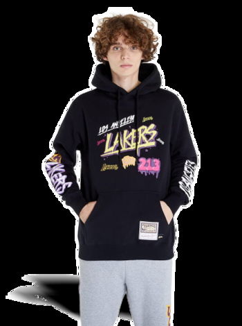 Mitchell & Ness Slap Sticker Hoodie FPHD4771-LALYYPPPBLCK