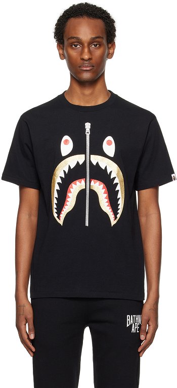 BAPE Glitter Shark T-Shirt 001TEJ801035M