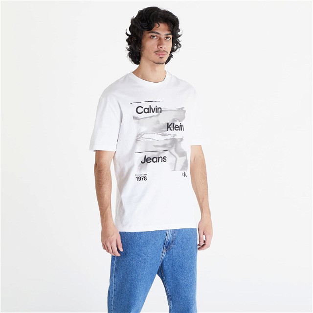 Jeans Diffused Logo Short Sleeve